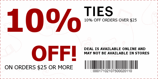 Ties.com Coupons