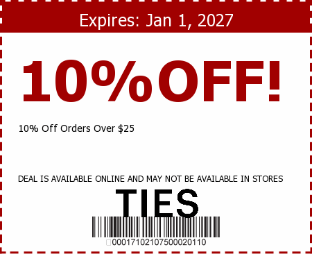 Ties.com Promo Code