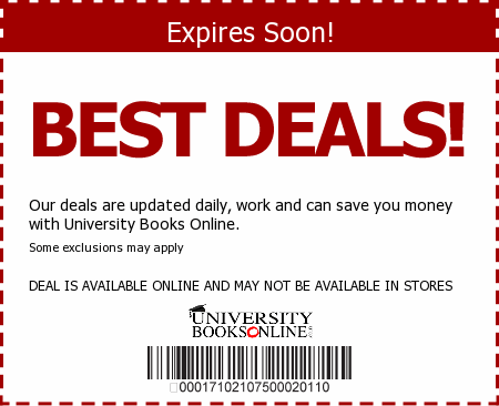 University Books Online Promo Code