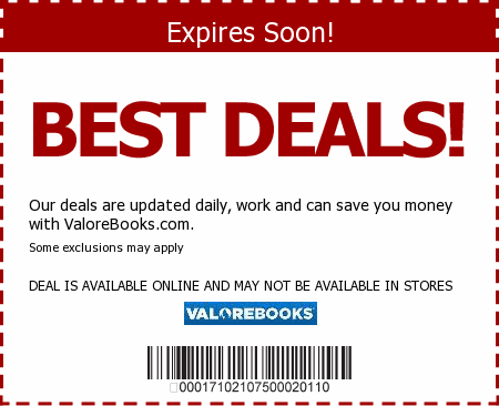 Valore Books Promo Code