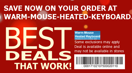 Warm Mouse Heated Keyboard Coupon Code