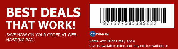 WebHostingPad Coupon