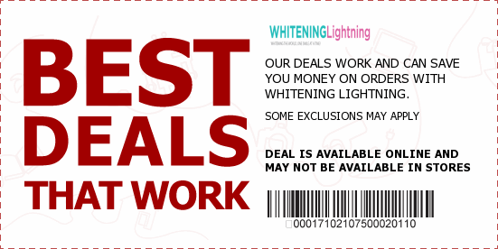 Whitening Lightning Coupons