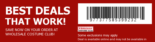 Wholesale Costume Club Coupon