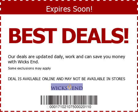 Wicks End Promo Code