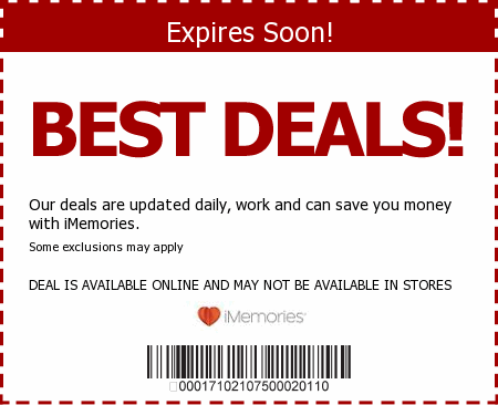 iMemories Promo Code