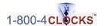 1-800-4Clocks coupons
