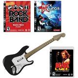 Rock Band Wireless Guitar for PlayStation 3 (OEM) plus BONUS 3 Stand-alone Games: AC/DC Live: Rock Band, Rock Band Track Pack Vol 2, Rock Revolution Coupons